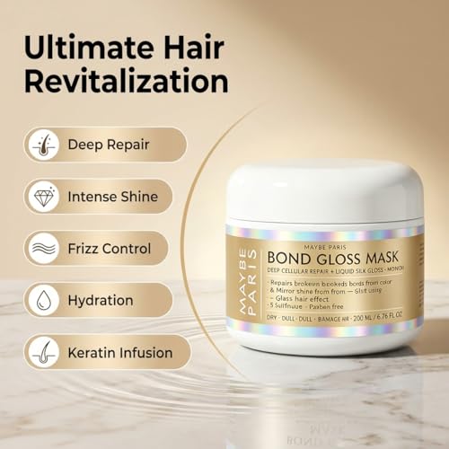 Lalena Bond Gloss Hair Mask – Keratin & Hyaluronic Acid