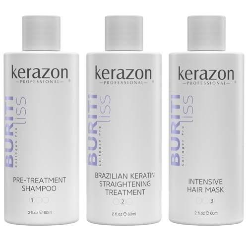 Brazilian Keratin Straightening Treatment Kit - Buriti & Collagen