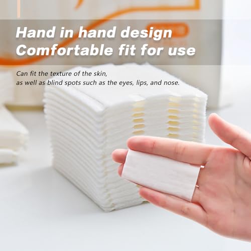 Cotton Makeup Remover Pads 222-Count Lint-Free