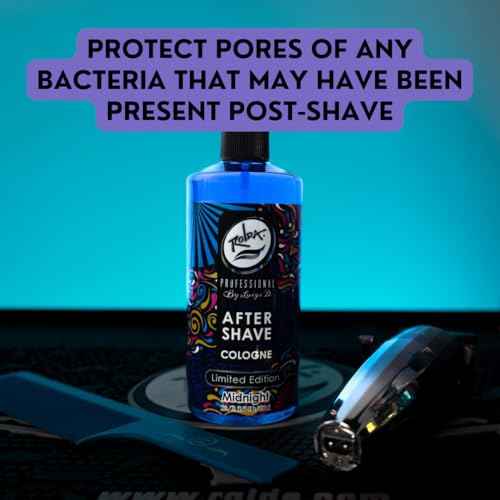 Rolda Midnight After Shave Tonic Cologne For Men - Post Shave Tonic Spray, Calms Irritation, Helps Heal & Clean Shaved Areas, Masculine Fragrance (14.54oz | 430ml)