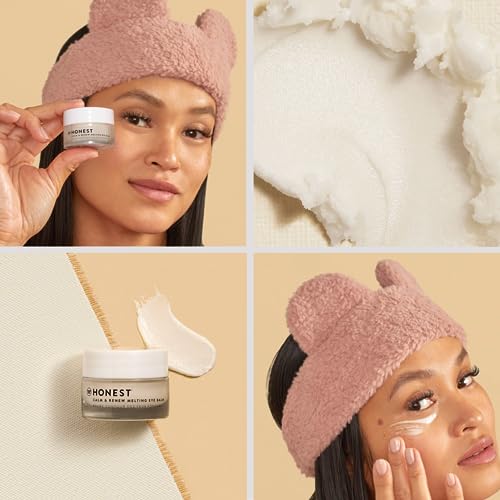 Honest Beauty Calm + Renew Anti-Aging Melting Eye Balm for Sensitive + Dry Skin | Shea Butter, Argan Oil, + Aloe | EWG Verified, Vegan + Cruelty Free | .5 fl oz