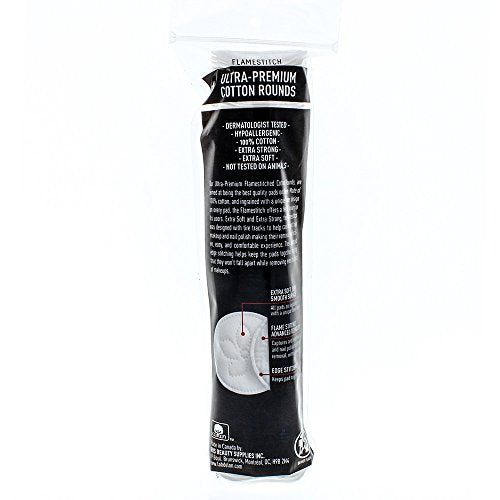Ultra-Premium Flower Flamestitch Cotton Round, Pack of 8