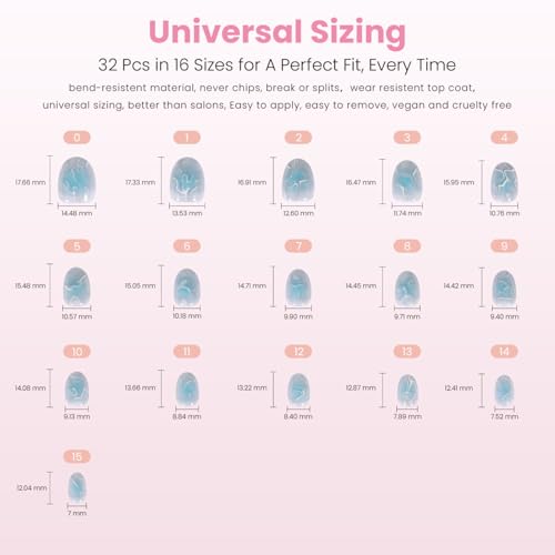 Nail Reformation Press-On Nails | Teal Velvet Cat Eye, 32 Pcs
