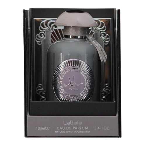 Lattafa Ra'ed Intensely Unisex Eau de Parfum 3.4oz Citrus Woody Amber Fragrance