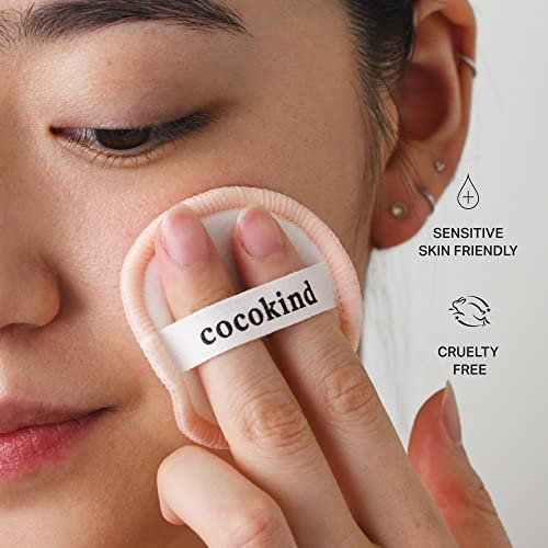 Cocokind Reusable Facial Rounds, Reusable Makeup Remover Pads, Made with Bamboo and Cotton, Washable Makeup Cotton Rounds with Bag, 14 Count