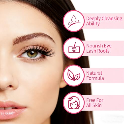Pink Whipped Lash Shampoo for Extensions 100ml