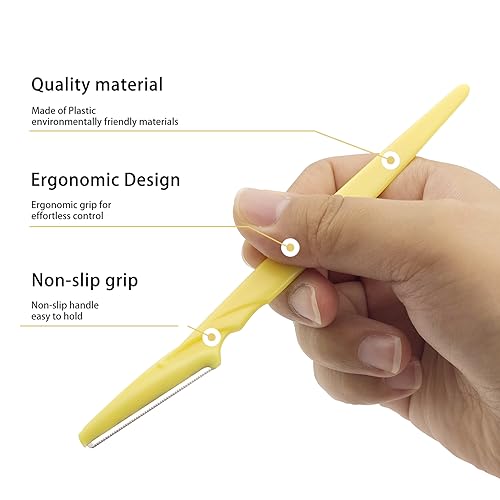 Eyebrow Razor for Women,4 Pcs Dermaplane Razor for Women Face Multipurpose Facial Hair Shaper Trimmer