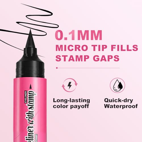 Winged Eyeliner Stamp Pen - Waterproof Cat Eye Makeup Tool