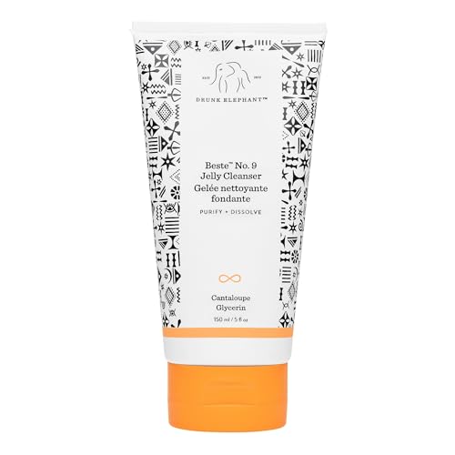 Drunk Elephant Beste No. 9 Jelly Cleanser - 150 ml/5 fl oz - Travel-Size Gel Face Wash - Clean Clinical Skincare - Cruelty-Free - Dermatologist-Tested - Free of Essential Oils, Silicones & Fragrance