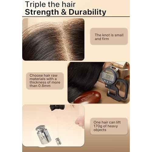 Triippy Raw Hair 5x5 HD Lace Closure Straight More Less Shedding than Regular Virgin Hair, 0.10mm Ultra-Thin 5x5 Swiss Real HD Lace with 100% Raw Cambodian Human Hair 22 Inches