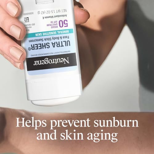 Neutrogena Ultra Sheer Mineral Sunscreen Stick SPF 50