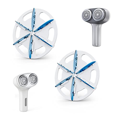 VASSON (6 Pack) Fabric Shaver Replacement Blades Compatible with VASSON Dual-Head Sweater Shavers