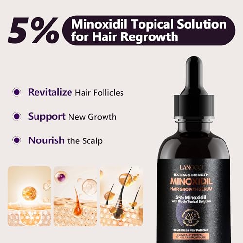 5% Minoxidil Hair Growth Serum for Women - Extra Strength Treatment