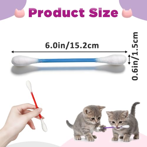 18 Pcs Catnip Cotton Swabs for Cats - Interactive Chew Toys