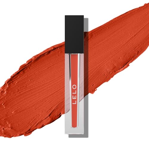 LELO MAKEUP - LIQUID Lipstick - Long Lasting Matte Liquid Lipstick, Kiss Proof Long Lasting Lipstick, Long Wear Lipstick - 07 HORIZONTAL TANGO