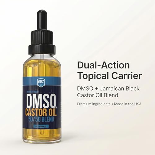 DMSO & Castor Oil Topical Blend - 2oz Natural Skin & Hair Care