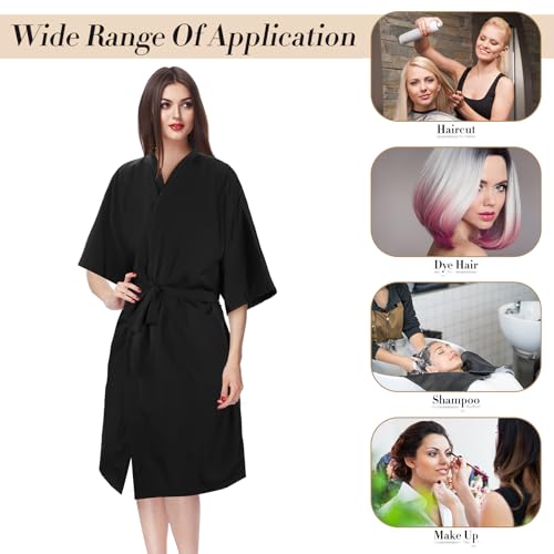 Toulite 6-Pack Salon Client Robes | 40" Hair Cutting Capes