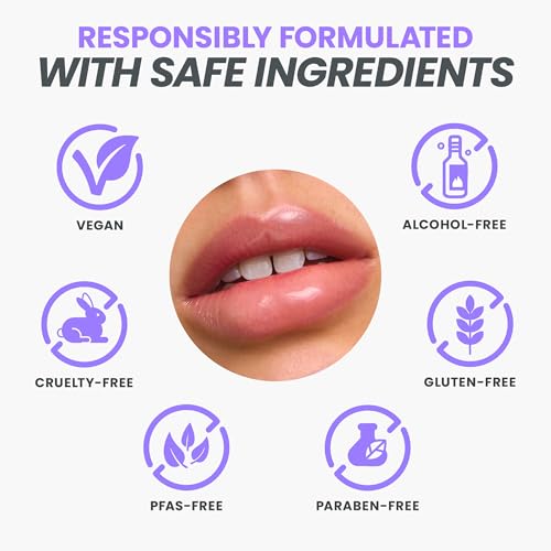 Wonderskin Clear Lip Gloss - High-Shine Glass-Like Finish