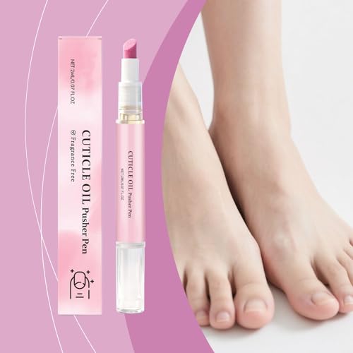 YAMVXIC 2-in-1 Cuticle Oil Pusher Pen for Nail Care - 3 Pcs