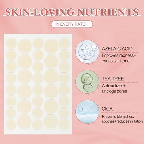 Legend Patch - Hydrocolloid Invisible Patch/Spot Stickers for Fast and Effective Overnight Treatment of Acne, Pimples, Zits and Blemishes-Face and Skin Care (72 count)