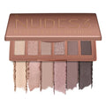 MYSTER ROSEY Nudes 3 Mini Eyeshadow Palette - 6 Shades, Waterproof