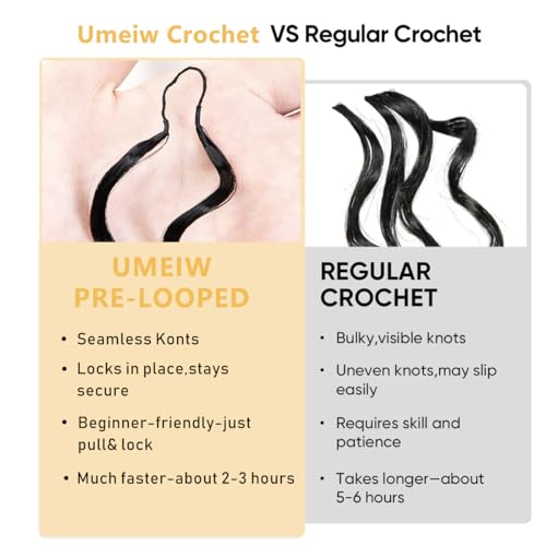 Feather Crochet Hair for Black Women - 18 Inch Deep Wave Braids