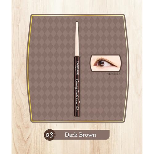 CANMAKE Creamy Touch Liner 03 Dark Brown 0.10g
