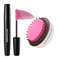 Hot Pink Temporary Hair Chalk & Washable Mascara Dye Set for Girls Kids - Vibrant Hair Color Comb
