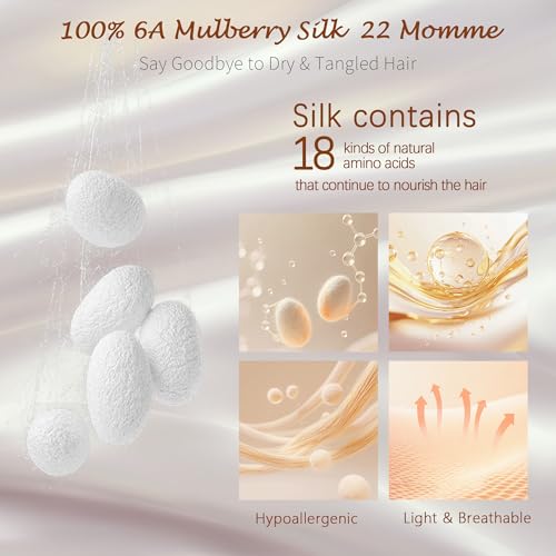 Mulberry Silk Bonnet for Sleeping - Double Layer Hair Cap