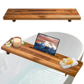 Teak Wood Bathtub Tray 29" - Adjustable Bath Caddy