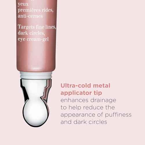 Clarins Total Eye Revive | Anti-Aging Cream-Gel Eye Treatment | Visibly Smoothes Fine Lines | Targets Dark Circles, Puffiness and Signs Of Fatigue | Brightening | Cooling Metal Applicator | 0.5 Oz
