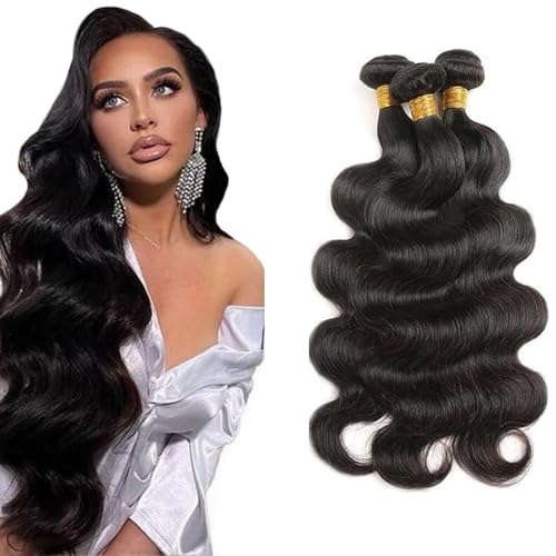28 30 32 Inch 150g Color #1B Bundle Body Wave Bundles Human Hair