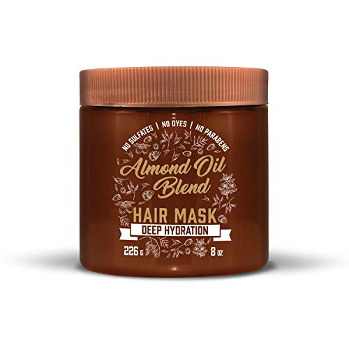 Aveeno Hydrating Almond & Avocado Oil Hair Mask for Dry Coarse Curly Hair - 8 Fl Oz
