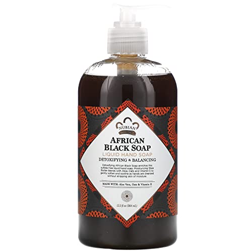 Nubian Heritage African Black Liquid Hand Soap, 12 Fz