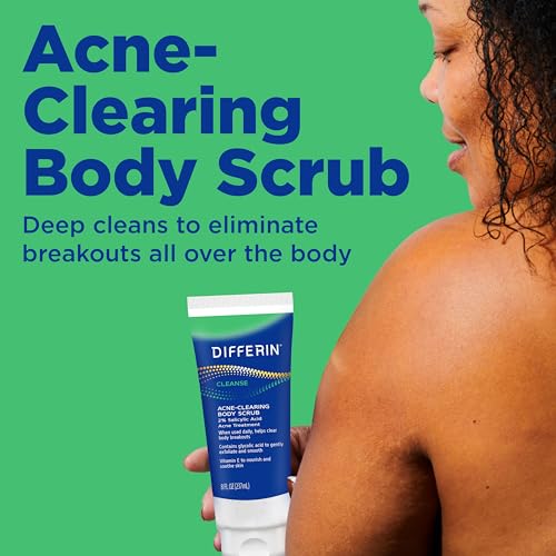 Differin Acne Body Scrub, 2% Salicylic Acid, 8 oz