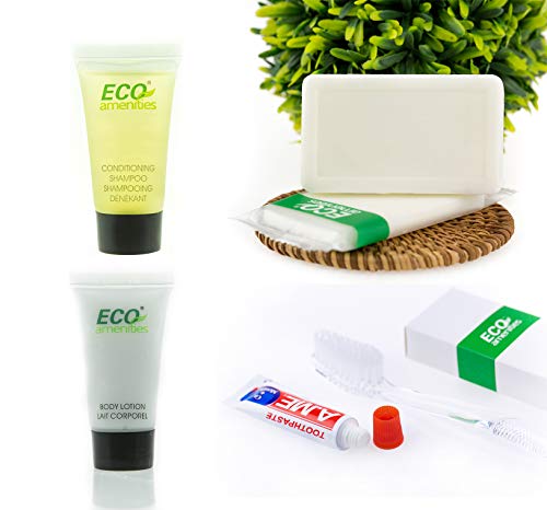 ECO Amenities Hotel Toiletry Kit - 84 Units, 5-Piece Set