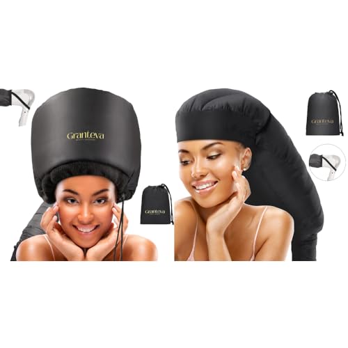 Granteva Hooded Hair Dryer with Headband - Fast Drying & Deep Conditioning