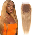 20 Inch Blonde Lace Closure - 4X4 HD Transparent Human Hair