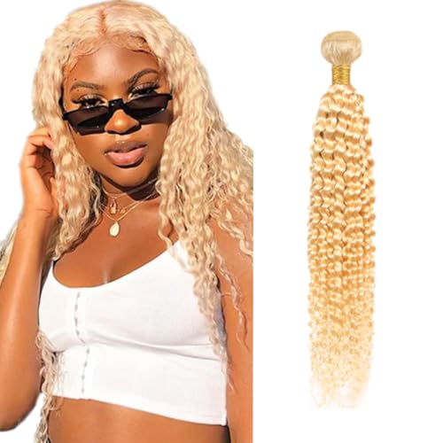 FuivJuix 613 Blonde Water Wave Human Hair Bundles 18 Inch Unprocessed Brazilian Virgin Hair