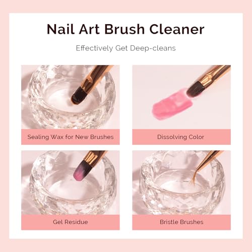 MelodySusie Nail Brush Cleaner – Gel & Acrylic 80ml