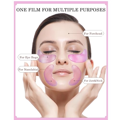 20 Pairs Lip Mask & Eye Mask,Crystal Gel Eye Pads Nourishes the Lip Patches for Skin Care Spa Daily Moisturizing Eye Patches for Puffy Eyes, Dark Circles and Fine Lines