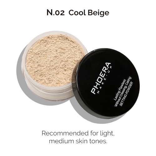 PHOERA Loose Setting Powder, Soft Focus 24H Oil Control