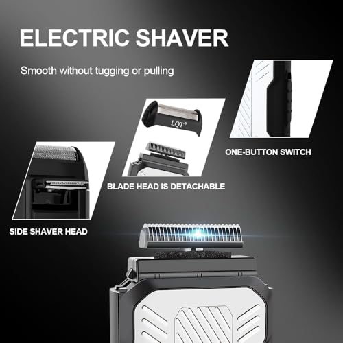 Hair Clippers for Men, Professional Barber Clippers and Trimmer Set, Mens Cordless Clipper, 3 pcs setHair Cutting Kit for Men