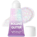 Pastel Rolling Glitter, Shimmer Gel for Face Body & Hair, Sparkling Holographic Roll-on Sequins for Singer Concert Rave Festival Halloween Party Carnival, 1.7 fl.oz