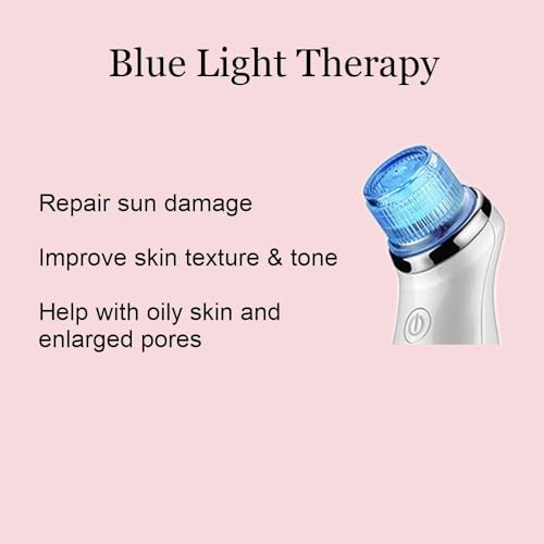3-in-1 Microdermabrasion Machine with Light Therapy & Vacuum Wand