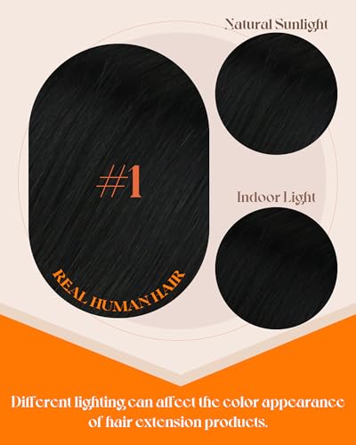 Sunny Hair 22 Inch I Tip Extensions Remy Human Hair Black 50g
