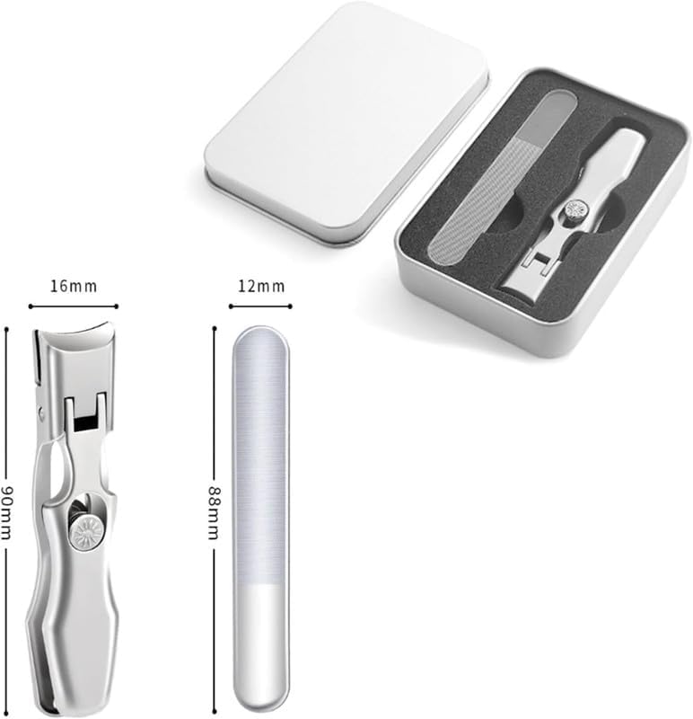 Generic Lux German Grip Nail Clippers for Men,2024 New Nail Clippers,The Luxurious Ultra Sharp Nail Clippers,German Nail Clippers,Stainless Steel Nail Clippers,Professional Nail Clippers (Silver)