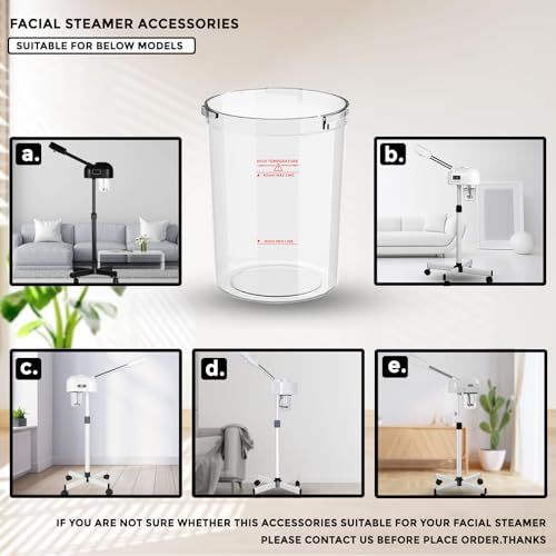 Water Jar for Facial Steamer - Large Capacity Replacement