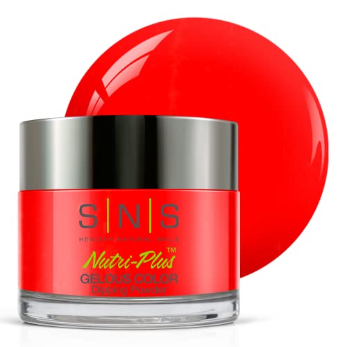 SNS Gelous Color Nail Dipping Powder - Machu Picchu Red (14-Day Wear)