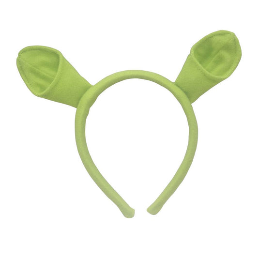 Pumnao Cute Headband,Headband with Ears,Alien Headband,Cute Decorative Hair Hoop,Dressing Up for Halloween, Parties, Birthdays, Cosplay, and Fun Hairstyles (Green Ear)